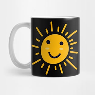 Sun Cute Smiley Face Mug